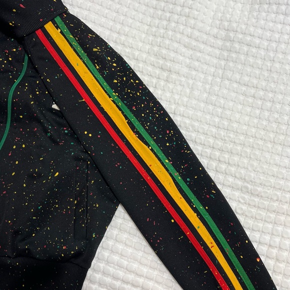 Bob Marley handmade painted jacket mens size small - Picture 6 of 13